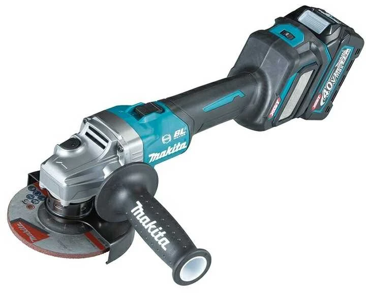 Makita GA023GZ Kampinis šlifuoklis XGT, 125MM, 0-8500RPM; bešepetėlinis variklis; elektrinis stabdys; AFT; AWS (be AWS lusto); reguliuojamas greitis; "Z" versija - komplektuojamas be akumuliatoriaus ir kroviklio