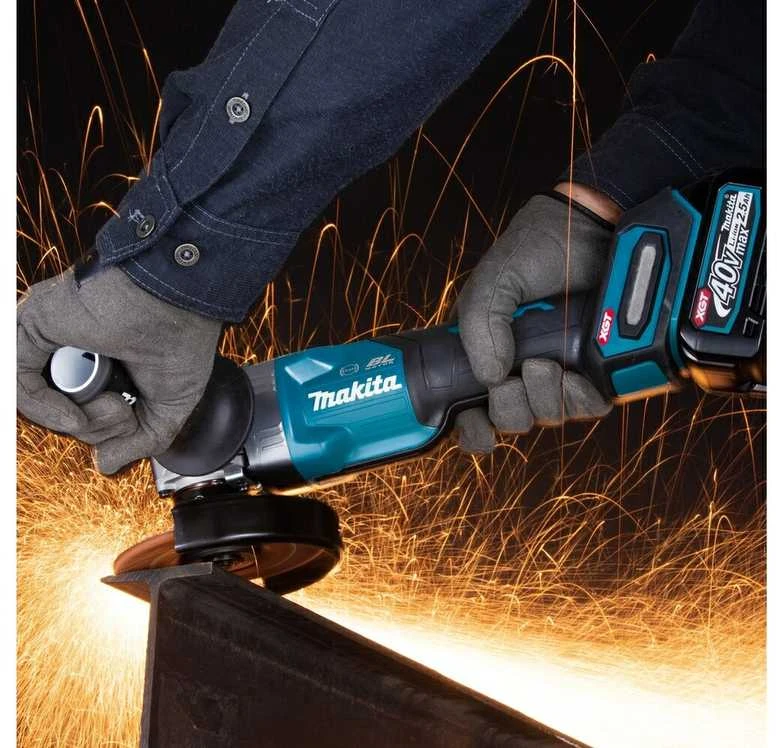 Makita GA013GZ Kampinis šlifuoklis XGT, 125MM, 8500RPM; bešepetėlinis variklis; AFT; "Z" versija - komplektuojamas be akumuliatoriaus ir kroviklio