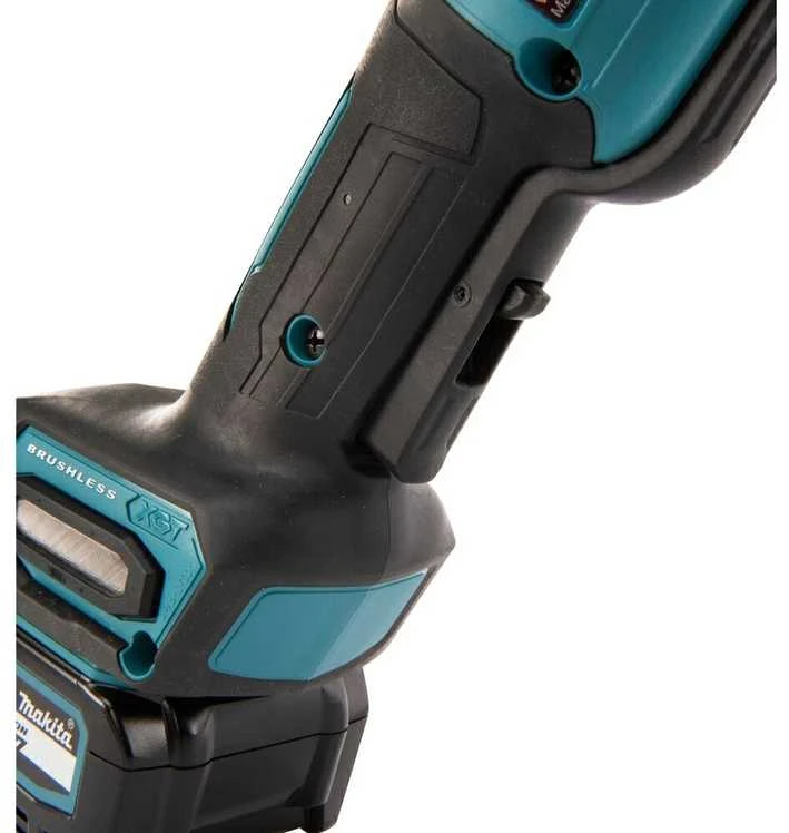 Makita GA013GZ Kampinis šlifuoklis XGT, 125MM, 8500RPM; bešepetėlinis variklis; AFT; "Z" versija - komplektuojamas be akumuliatoriaus ir kroviklio