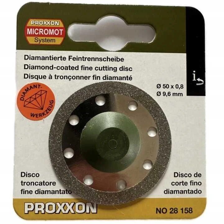 Deimantinis šlifavimo diskas PROXXON 50x0,8x9,6mm