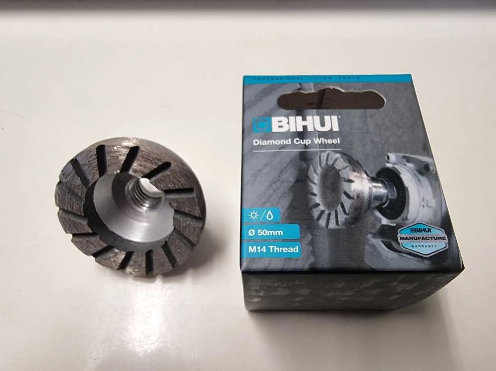 50mm M14 šlifavimo diskas betonui, plytelių klijams BIHUI DGW50