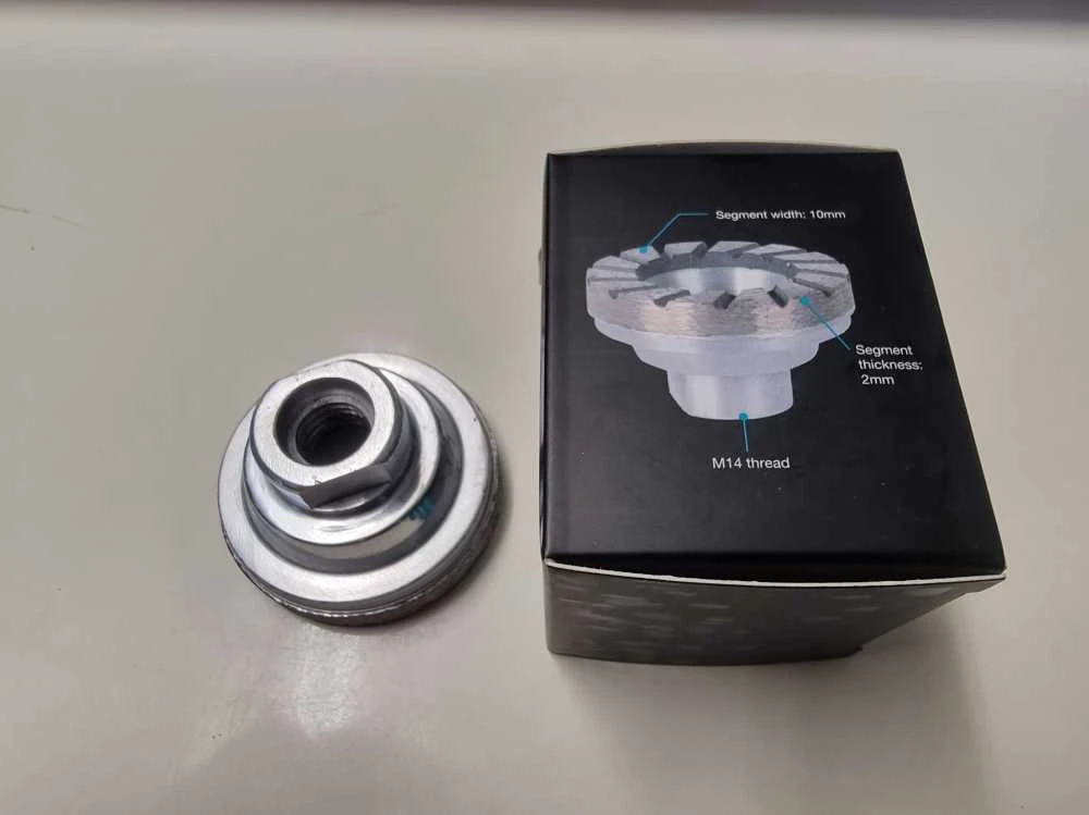 50mm M14 šlifavimo diskas betonui, plytelių klijams BIHUI DGW50