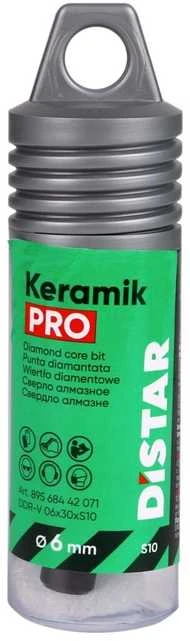 6mm grąžtas plytelėms DDR-V KERAMIK PRO S10, Distar