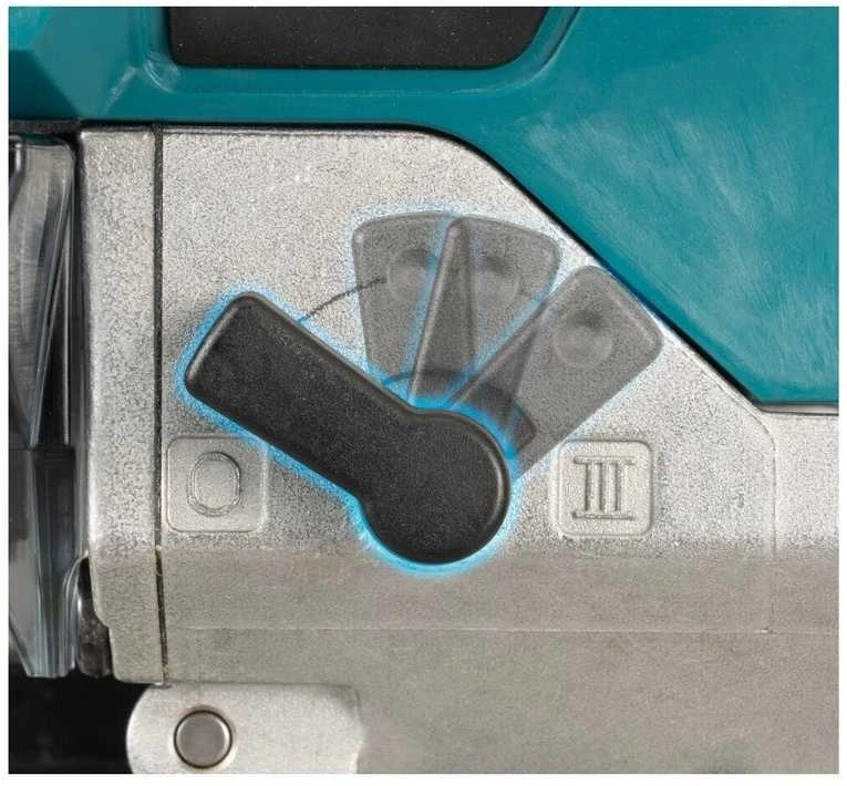 Makita JV001GZ Akumuliatorinis siaurapjūklis XGT 40V, bešepetėlinis variklis, 800-3500min¹, 26mm, "Z" versija - komplektuojamas be akumuliatoriaus ir kroviklio