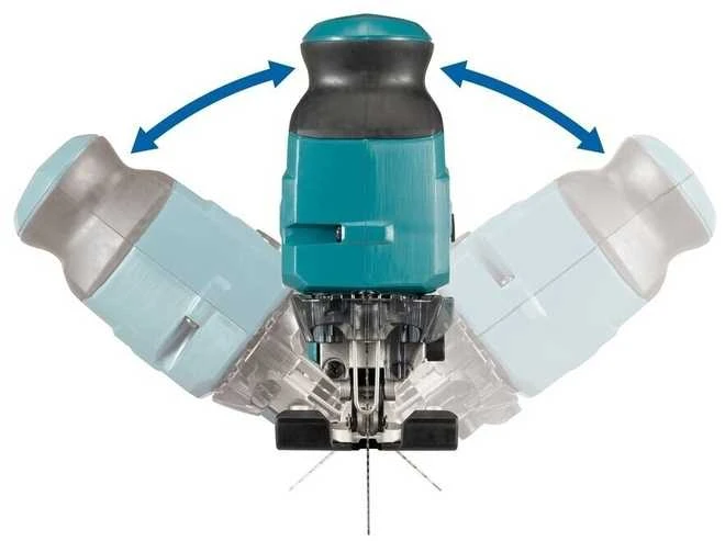 Makita JV001GZ Akumuliatorinis siaurapjūklis XGT 40V, bešepetėlinis variklis, 800-3500min¹, 26mm, "Z" versija - komplektuojamas be akumuliatoriaus ir kroviklio