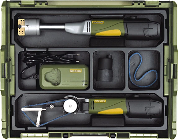 Akumuliatorių ir įkroviklio komplektas PROXXON L-Boxx 10,8V 2x2,6Ah