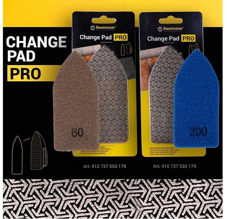 Baumesser Change Pad PRO #60 pakaitinis padas Hand Pad PRO kempinėlei
