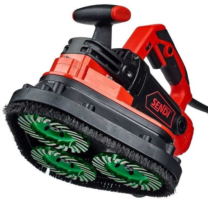 Betono ir klijų šlifuoklis SENDI TRIPPLE GS 2450W galios