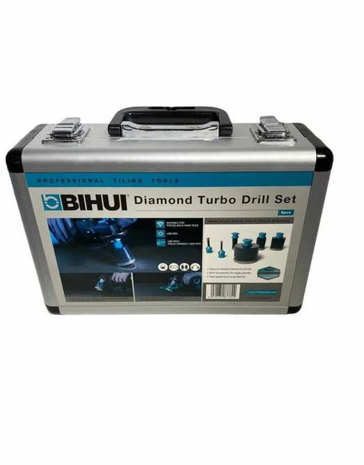 BIHUI Ø6-70MM (6vnt.) deimantinių karūnėlių rinkinys lagaminėlyje