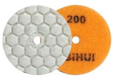 Deimantinis Ø50mm šlifavimo ir poliravimo padukas diskas plytelėms, granitui, betonui, graveriui #50, 100, 200 ir 400 grubumo Bihui, Šlifavimo / poliravimo disko grubumas: #3