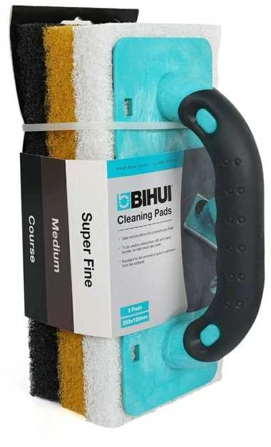 Bihui Rankena su velcro + 3 vnt. kempinėles 25x12cm glaistui valyti