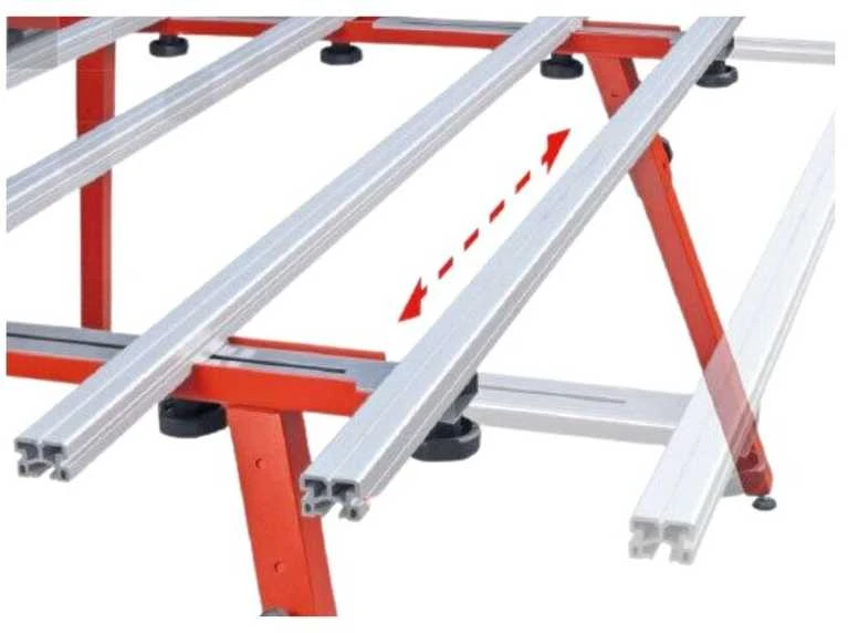 Darbo stalas didelio formato plytelėms Table-One 115 x 180 cm, Montolit 300-20