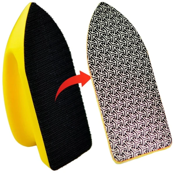 Deimantinė plytelių šlifavimo ir poliravimo kaladėlė su velcro HAND-PAD, SENDI