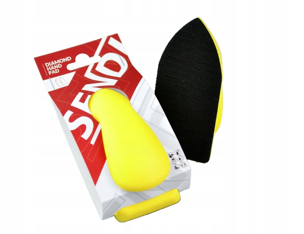 Deimantinė plytelių šlifavimo ir poliravimo kaladėlė su velcro HAND-PAD, SENDI