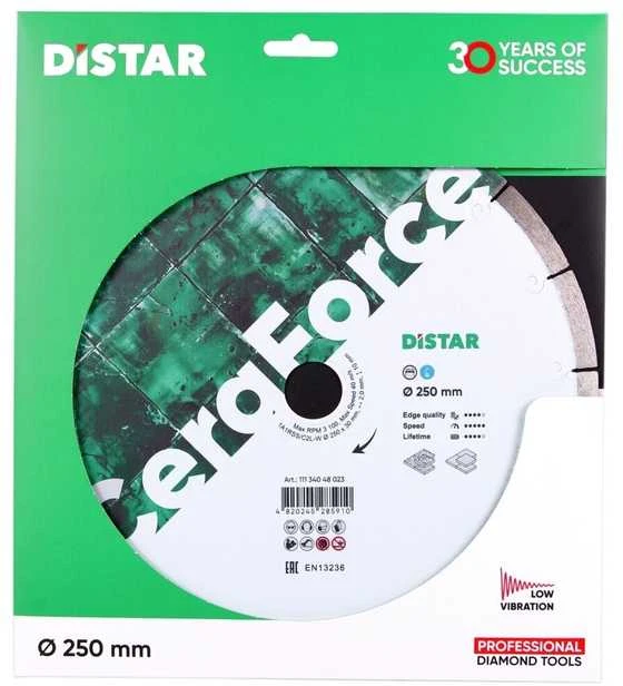 Deimantinis diskas terasinėms plytelėms, klinkeriui 250 x 25,4 mm CeraForce, Distar