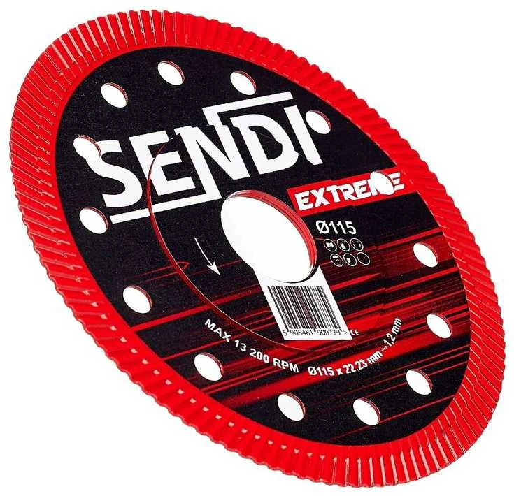 Deimantinis diskas SENDI EXTREME Ø115 x 1,2 x 22,23mm plytelių pjovimui
