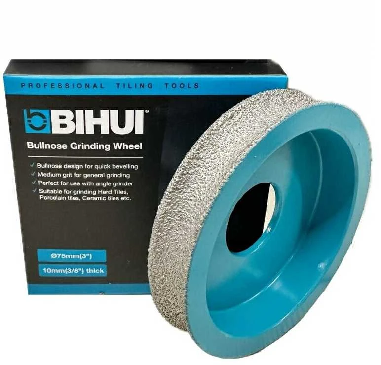 Diskas plytelių kraštų užapvalinimui BIHUI BULLNOSE Ø75mm, storis 20mm, #50