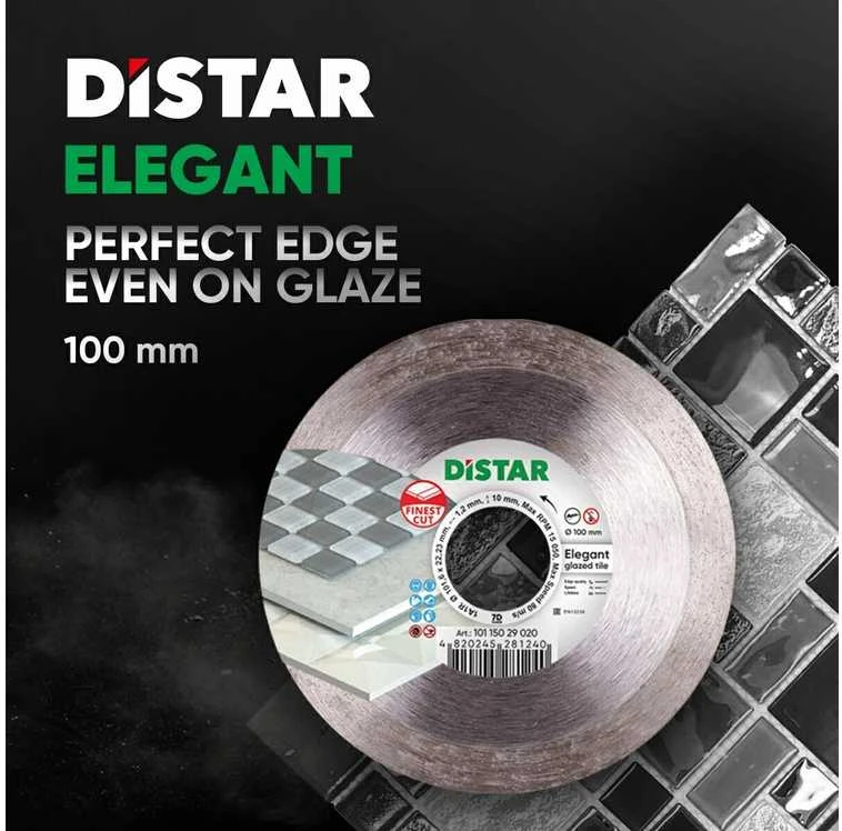 DISTAR ø100 ELEGANT švaraus pjovimo diskas plytelėms
