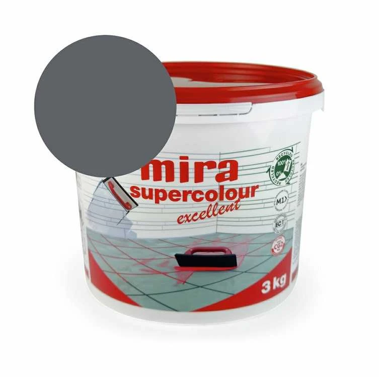 Glaistas plytelių tarpams, cementinis Mira Supercolour Excellent 3kg, Spalva: 123
