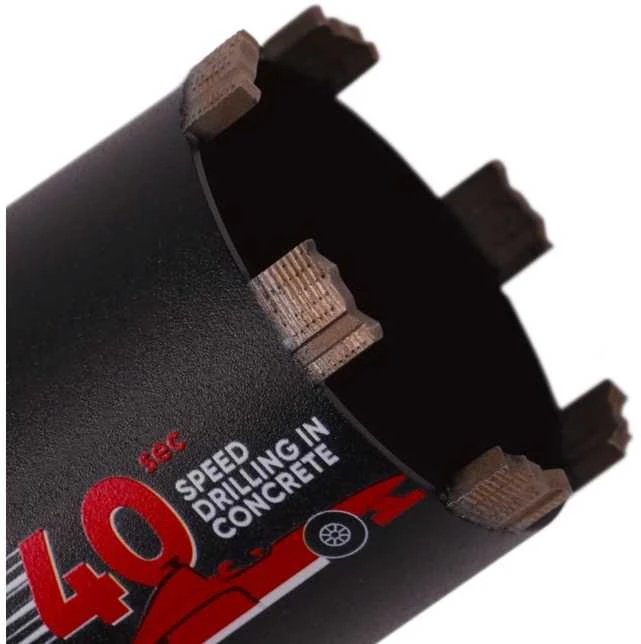 Grąžtas 82 mm Distar RS-X Drill Master deimantinė karūna rozetėms gręžti (6 dantys, angos gale)