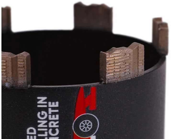 Grąžtas 82 mm Distar RS-X Drill Master deimantinė karūna rozetėms gręžti (6 dantys, angos gale)