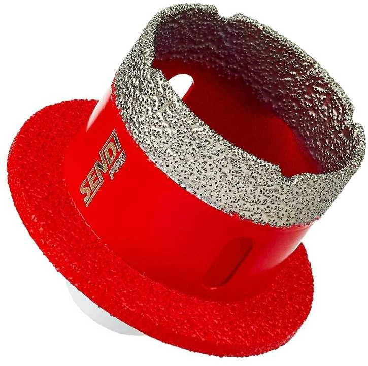 Karūnėlė kriauklės dugno vožtuvams gręžti ir įgilinti 50mm - 70mm Sendi PRO