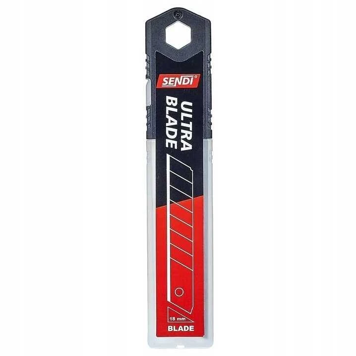 Keičiamos geležtės 18mm 10 vnt. peiliui Sendi Ultra Blade