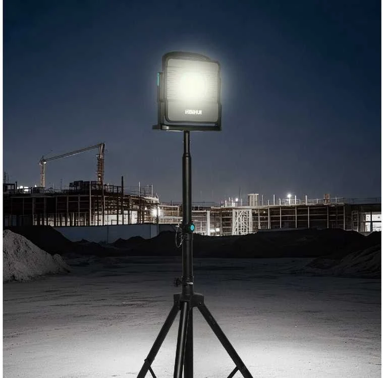 LED darbo lempa 5000 Lumen, akumuliatorinė nešiojama, Bihui BPLT40 su adapteriu BPLT-ADP4 tinka Bihui, Makita, Bosch, HIkoki, Panasonic (be akumuliatoriaus)