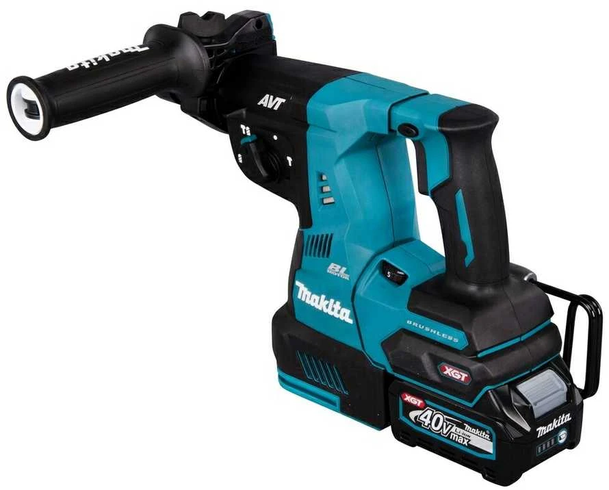 Makita HR004GZ01 Perforatorius XGT, 2,9 J, 28mm; 4,1kg, bešepetėlinis variklis, greitojo keitimo griebtuvas, AVT; XPT; "Z" versija - komplektuojamas be akumuliatoriaus ir kroviklio