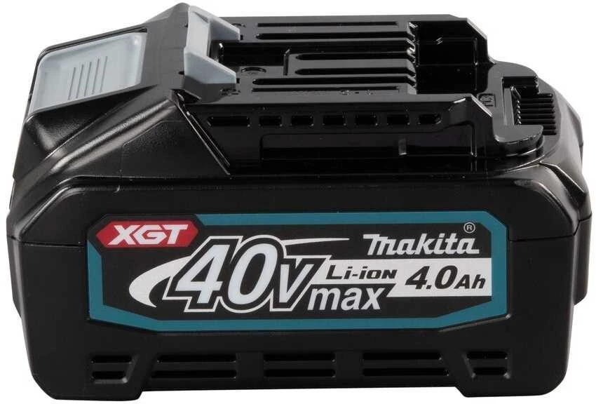 Makita BL4040 40V XGT akumuliatoriaus šoninis vaizdas