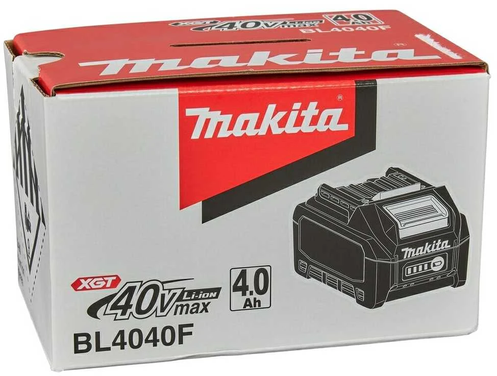 Makita 1910N6-8 XGT akumuliatorius BL4040F 4.0 Ah, kartoninė pakuotė