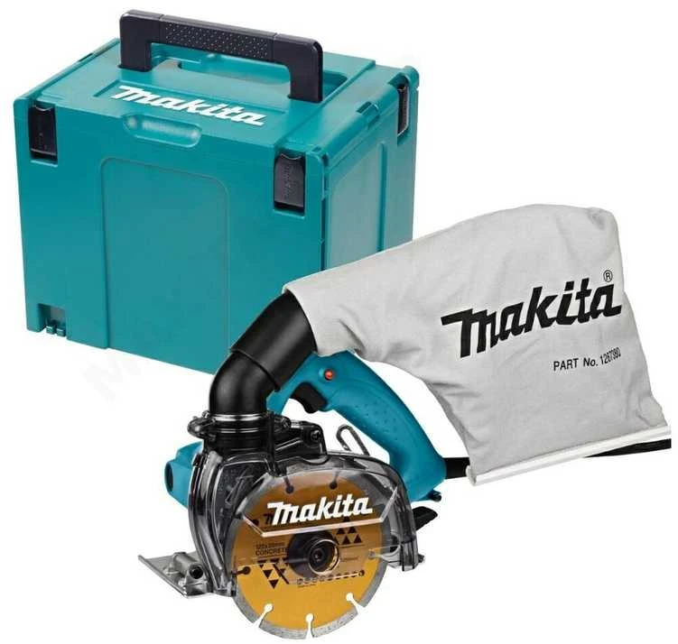 Diskinis pjūklas sausam pjovimui MAKITA 4100KBJ, 125mm, 1400W