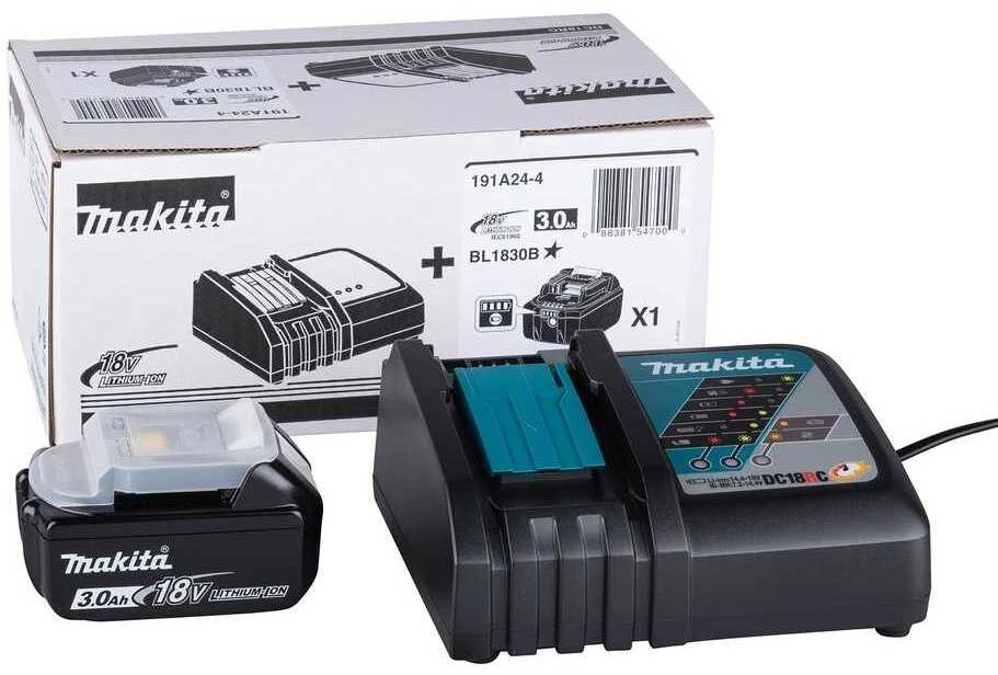 Makita DC18RC kroviklio ir 3Ah akumuliatoriaus komplektas