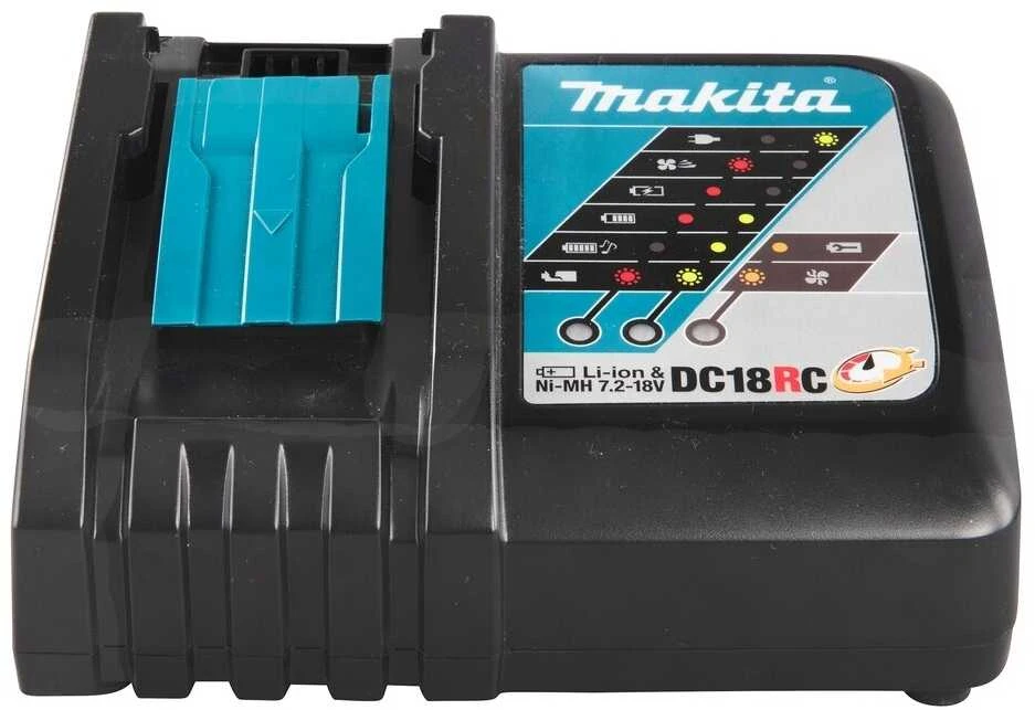 Makita 195584-2 Kroviklis DC18RC 14,4-18 V Li-ion RAPID krovimo laikas 15/22min, CARTON