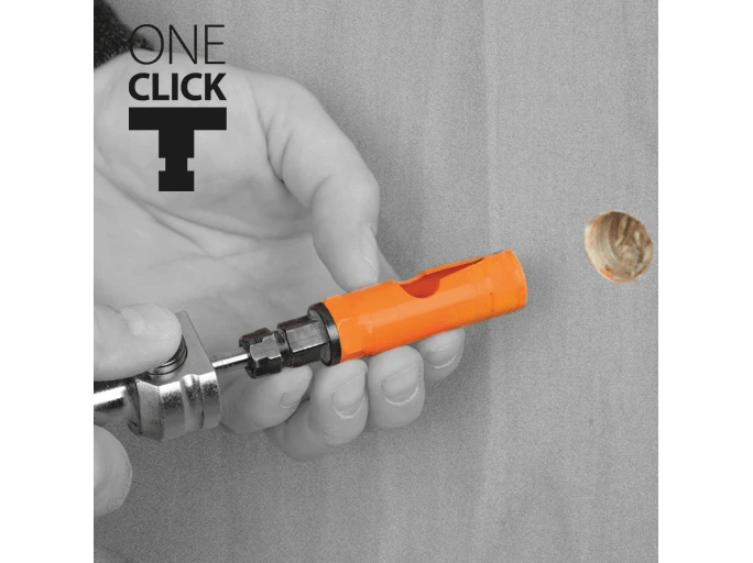 Mandrex One-Click Starter komplektas, SDS+, ilgas centr. grąžtas HSS+, 5 x jungtys 14-210mm karūnėlėms