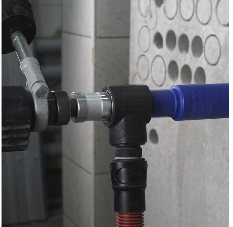 Mechanic DrillSTREAM ALUMINIUM dulkių nusiurbimo adapteris sausam gręžimui (1¼“ į 1¼“)