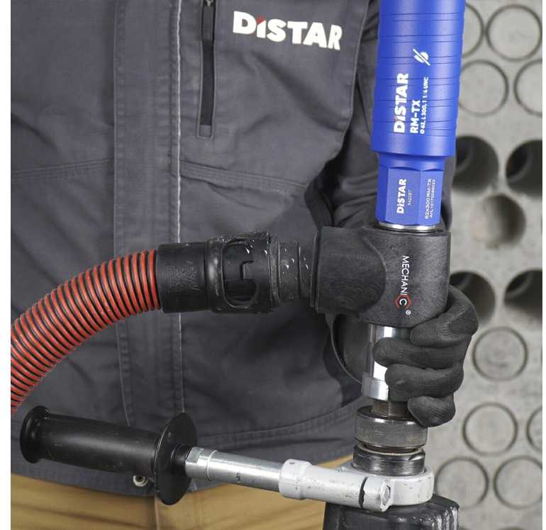 Mechanic DrillSTREAM ALUMINIUM dulkių nusiurbimo adapteris sausam gręžimui (1¼“ į 1¼“)