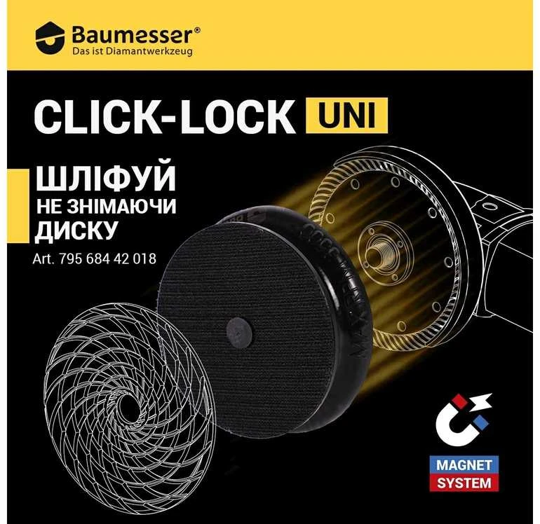 Distar PADUKŲ LAIKIKLIS BAUMESSER CLICK-LOCK UNI