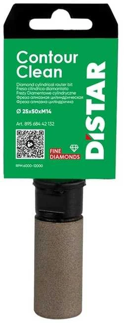 Pirštinė freza Distar Contour CLEAN 25mm, Frezos skersmuo mm: 25mm, Jungties skersmuo: M14