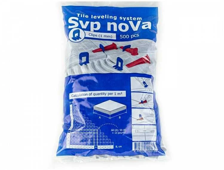 SENDI Nova pritraukėjas 1mm 500 vnt.