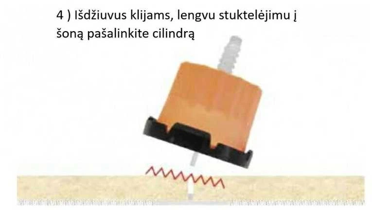 Protiler Užsukamos plytelių lyginimo sistemos viršutinė dalis RI-LEVEL OPEN 50vnt