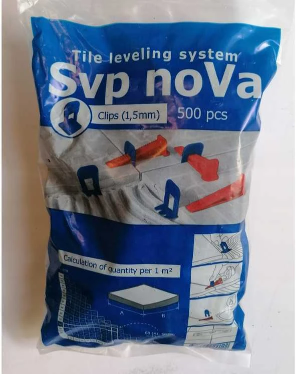 Sendi TLS noVa 1,5 mm/500vnt plytelių lyginimo sistemos pritraukėjas