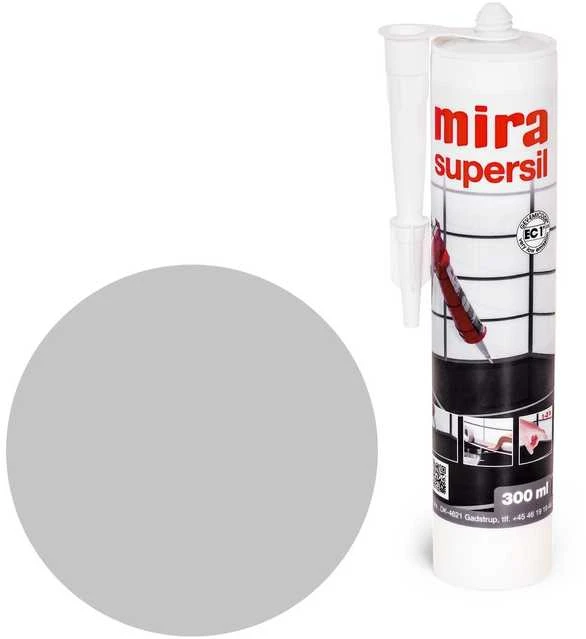 Silikoninė masė plytelių tarpams, Supersil 300 ml, Mira, Spalva: 121