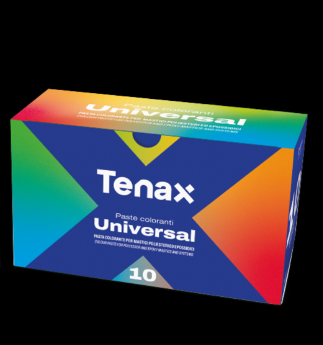 Tenax pigmentų rinkinys Universal Colour Kit - epoksidiniams ir poliesteriniams klijams nuspalvinti, 10 vnt