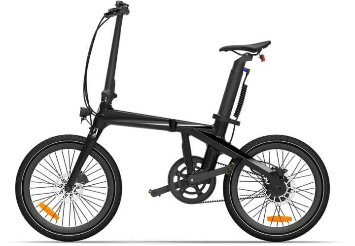 None ADO Air Carbon elektrinis dviratis, juodas