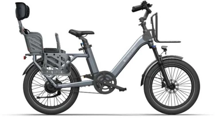 ADO Air One Ultra elektrinis dviratis pilkas