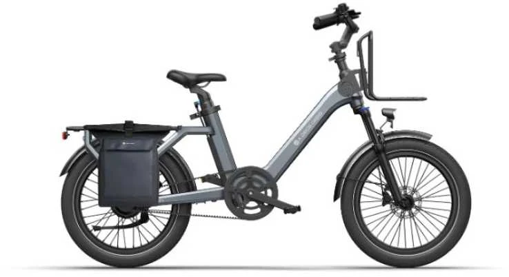 ADO Air One Ultra elektrinis dviratis pilkas