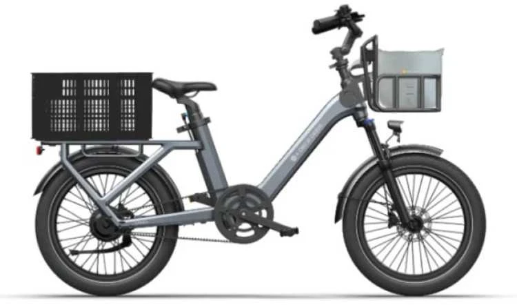 ADO Air One Ultra elektrinis dviratis pilkas