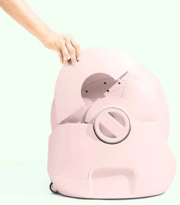 CATLINK BayMax Scooper SE Rožinis savaime išsivalantis automatinis išmanus kačių tualetas su APP
