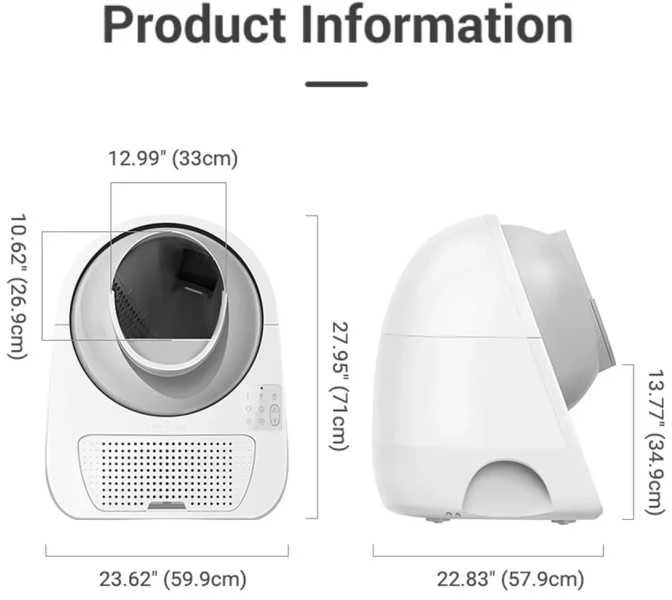 „Catlink“ išmanioji savaime išsivalanti kraiko dėžutė su dirbtinio intelekto kamera katėms „Scooper Pro Ultra“